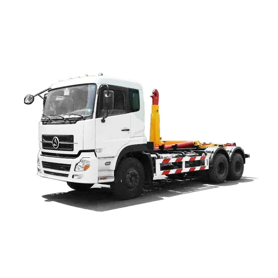 6 × 2T Euro V 6.7L dzinējs 16 tonnu kravas automašīna ar āķi